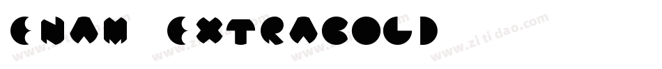 Enam ExtraBold字体转换
